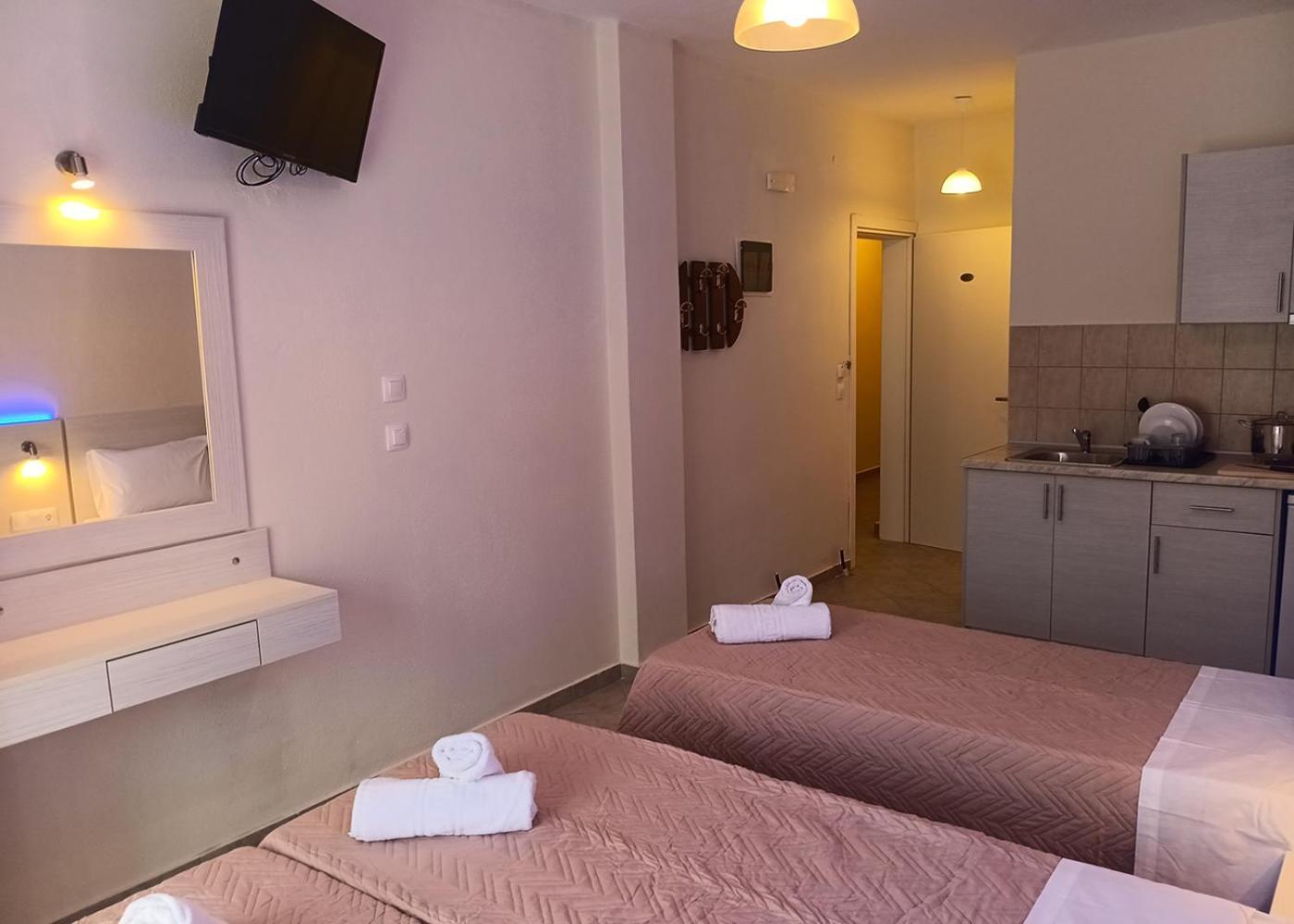 Oasis Blue Inn Λεπτοκαρυά Εξωτερικό φωτογραφία